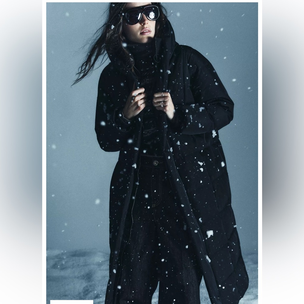 Zara Black Puffer Jacket